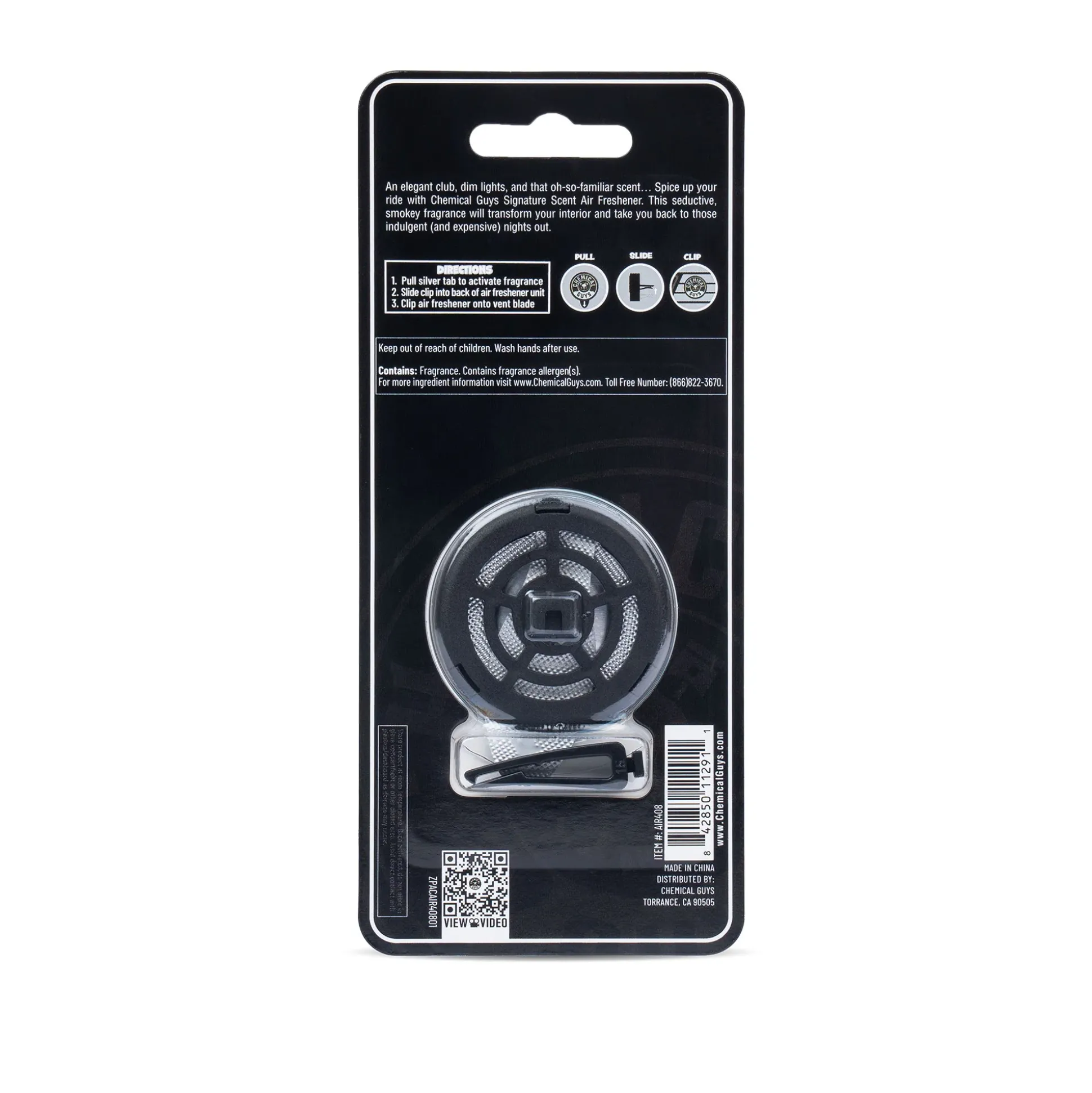 Signature Scent Vent Clip Air Freshener