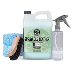 Sprayable Leather Cleaner & Conditioner Gallon with FREE Accessories