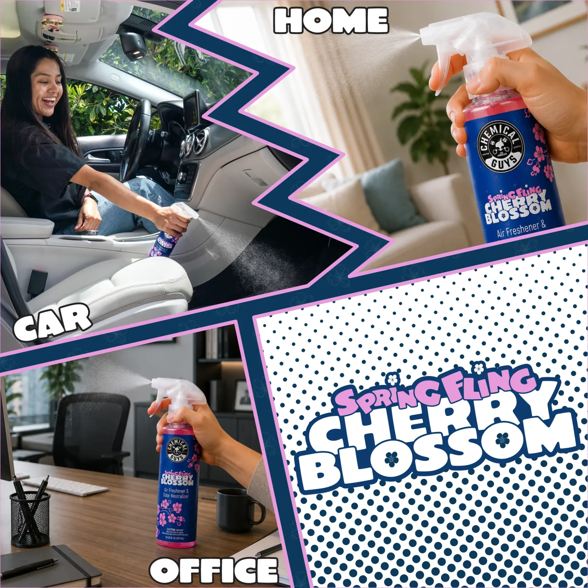 Spring Fling Cherry Blossom Air Freshener & Odor Neutralizer