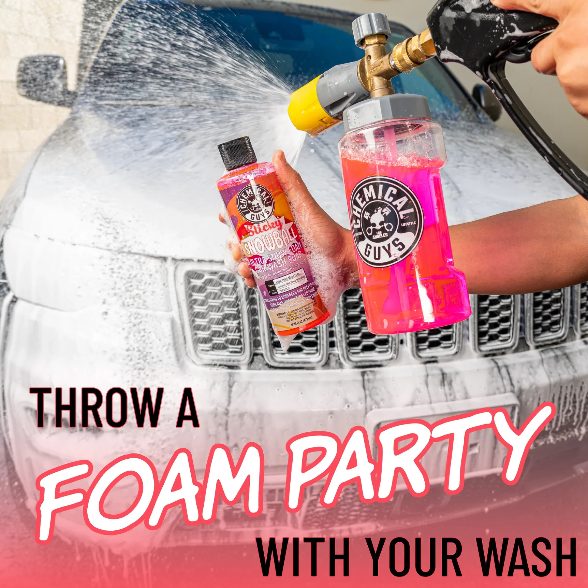 Sticky Snowball Ultra Snow Foam Car Wash