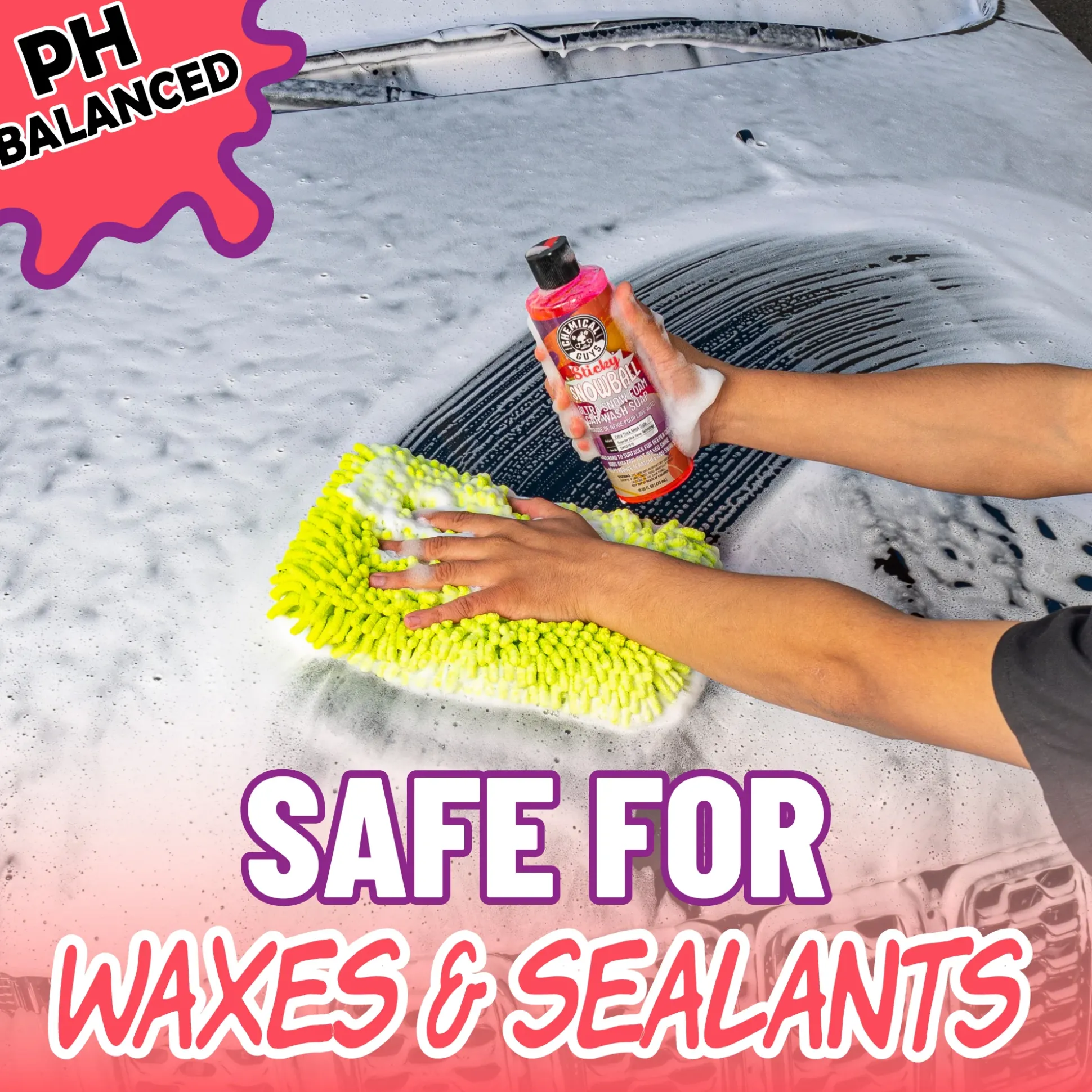 Sticky Snowball Ultra Snow Foam Car Wash
