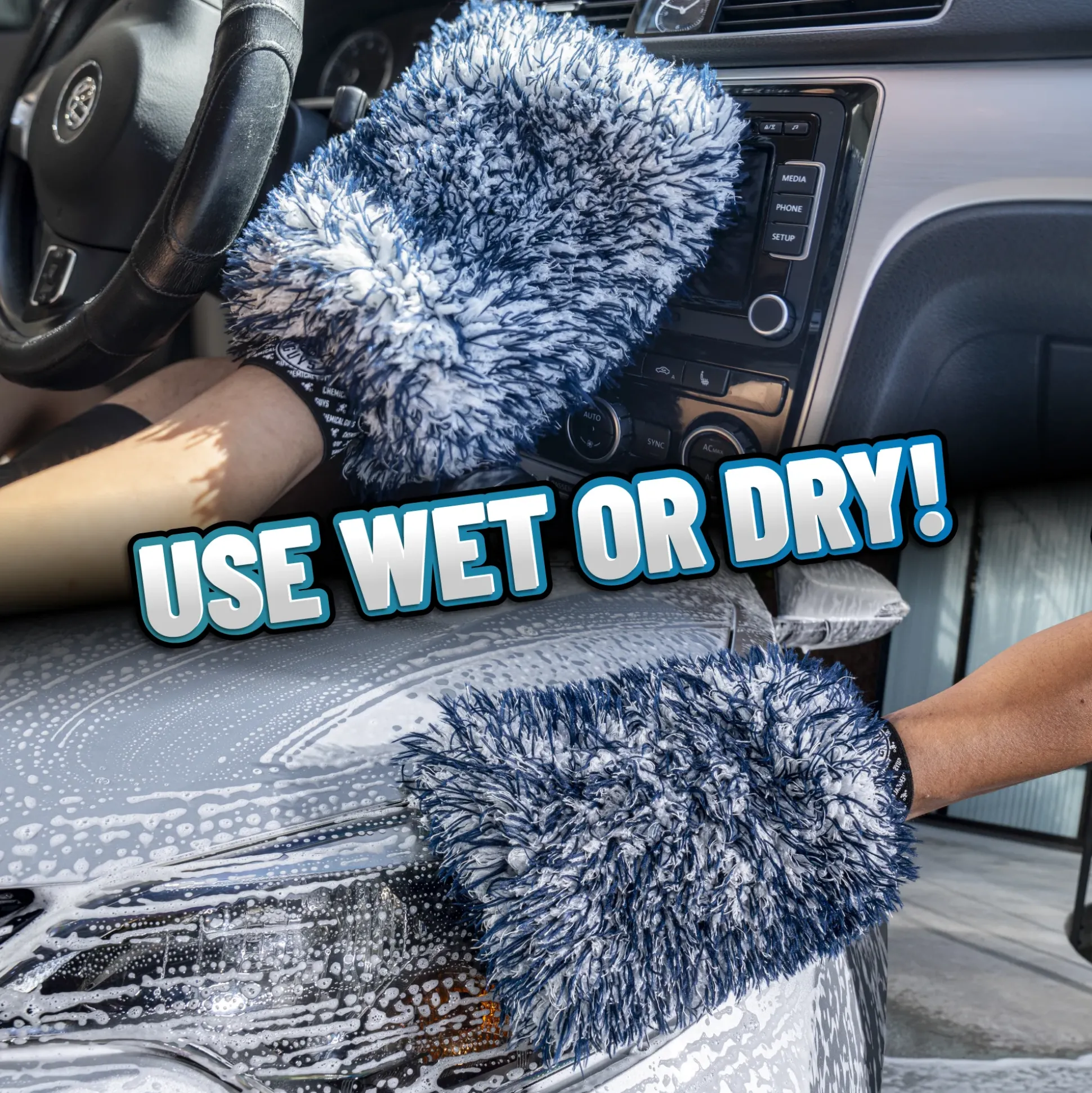 The Dually Microfiber Wash Mitt
