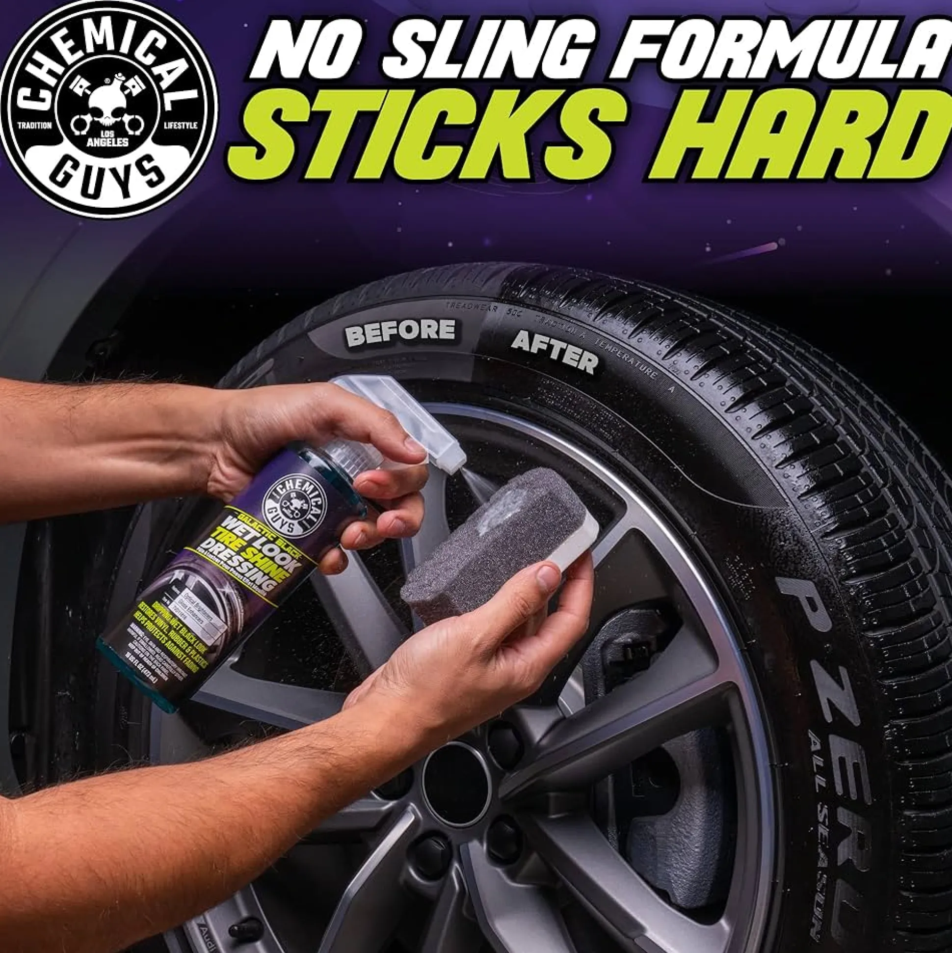 The Galactic Infused Foam & Shine Tire Kit