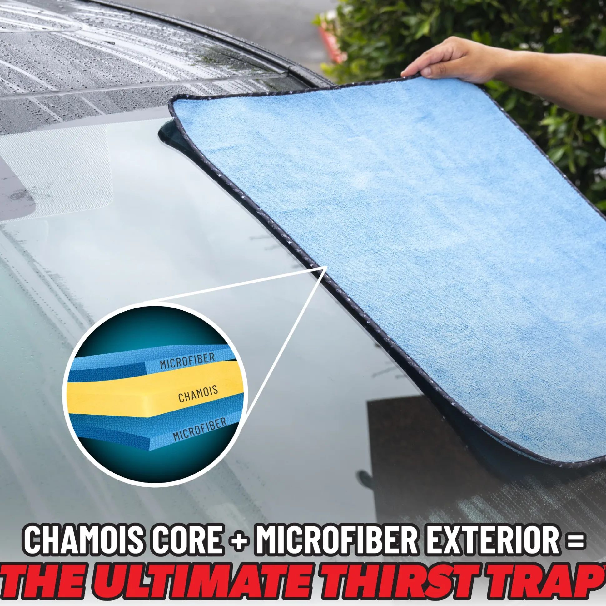 Thirst Trap - Microfiber Chamois Drying Towel