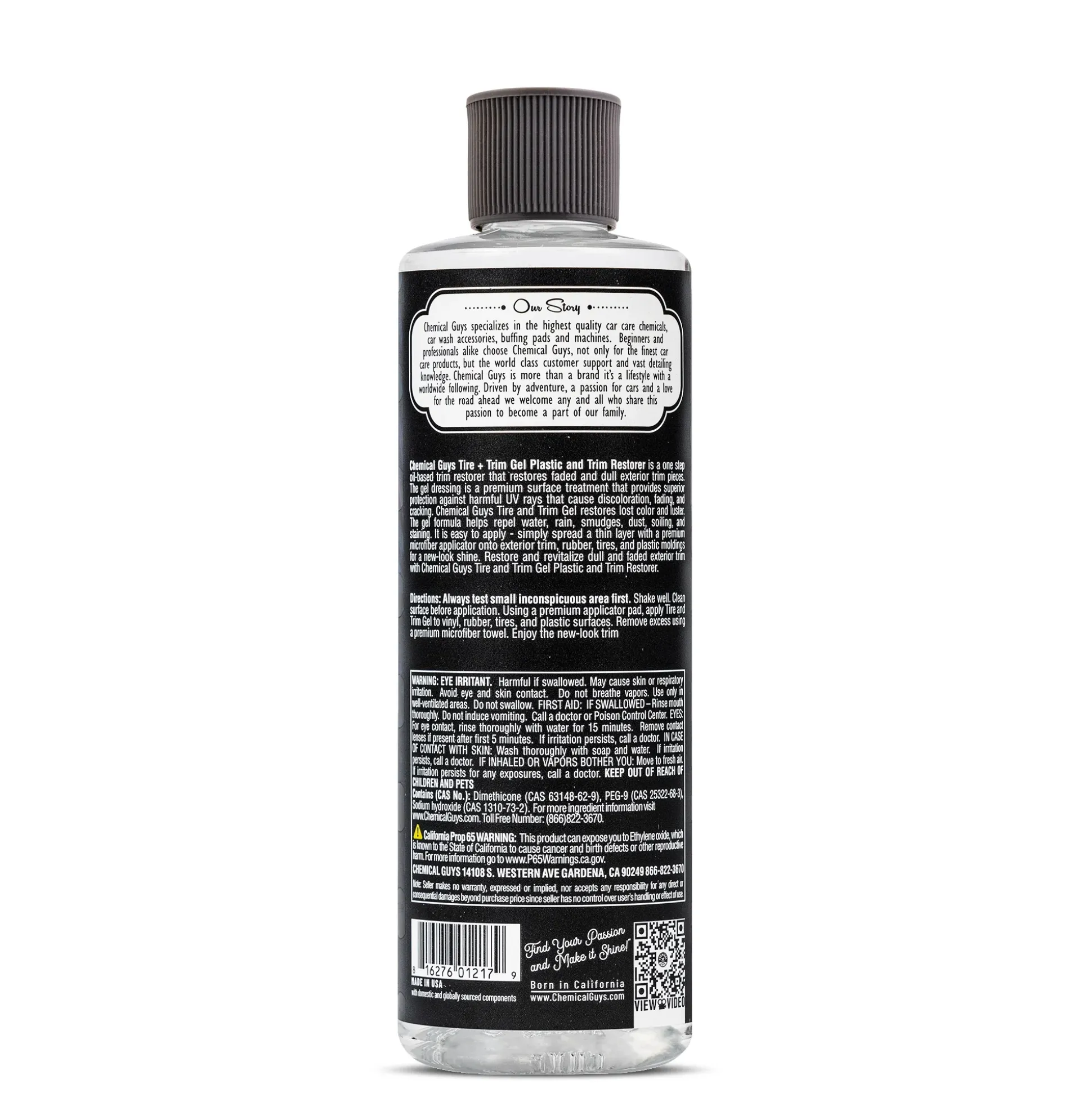 Tire+Trim Gel Plastic and Rubber High-Gloss Restorer and Protectant