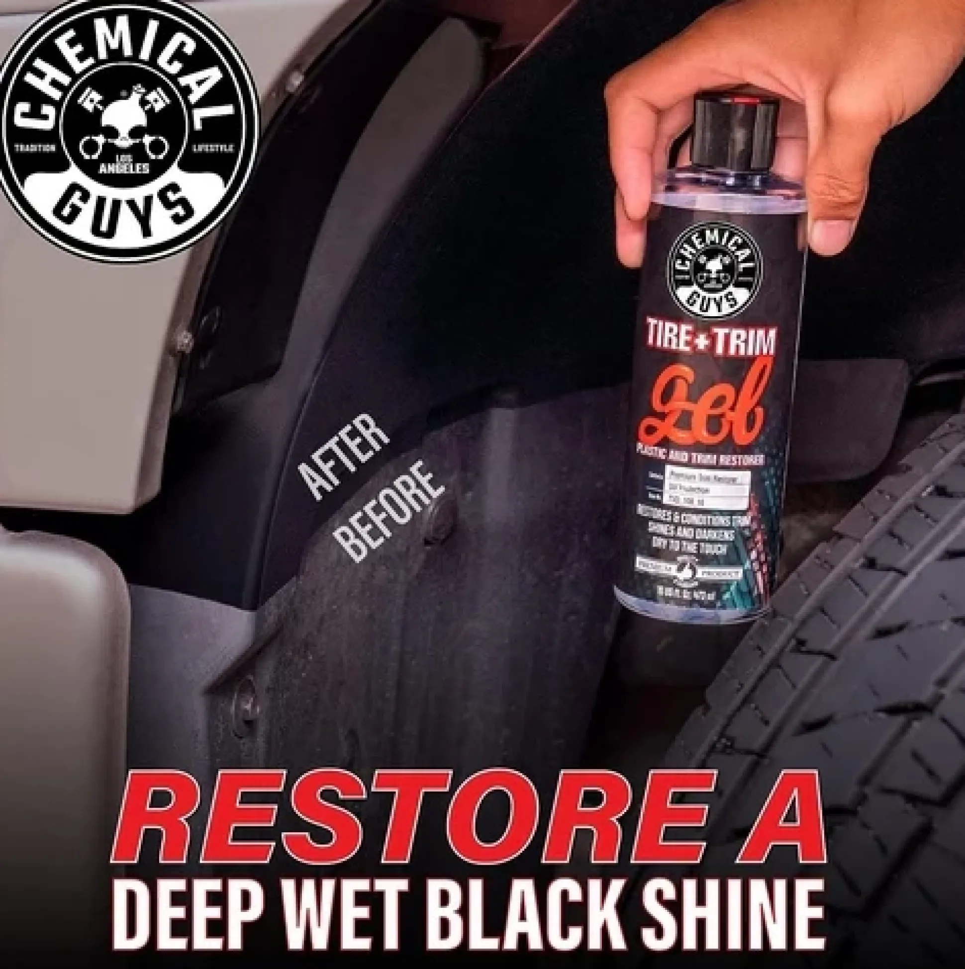 Tire+Trim Gel Plastic and Rubber High-Gloss Restorer and Protectant