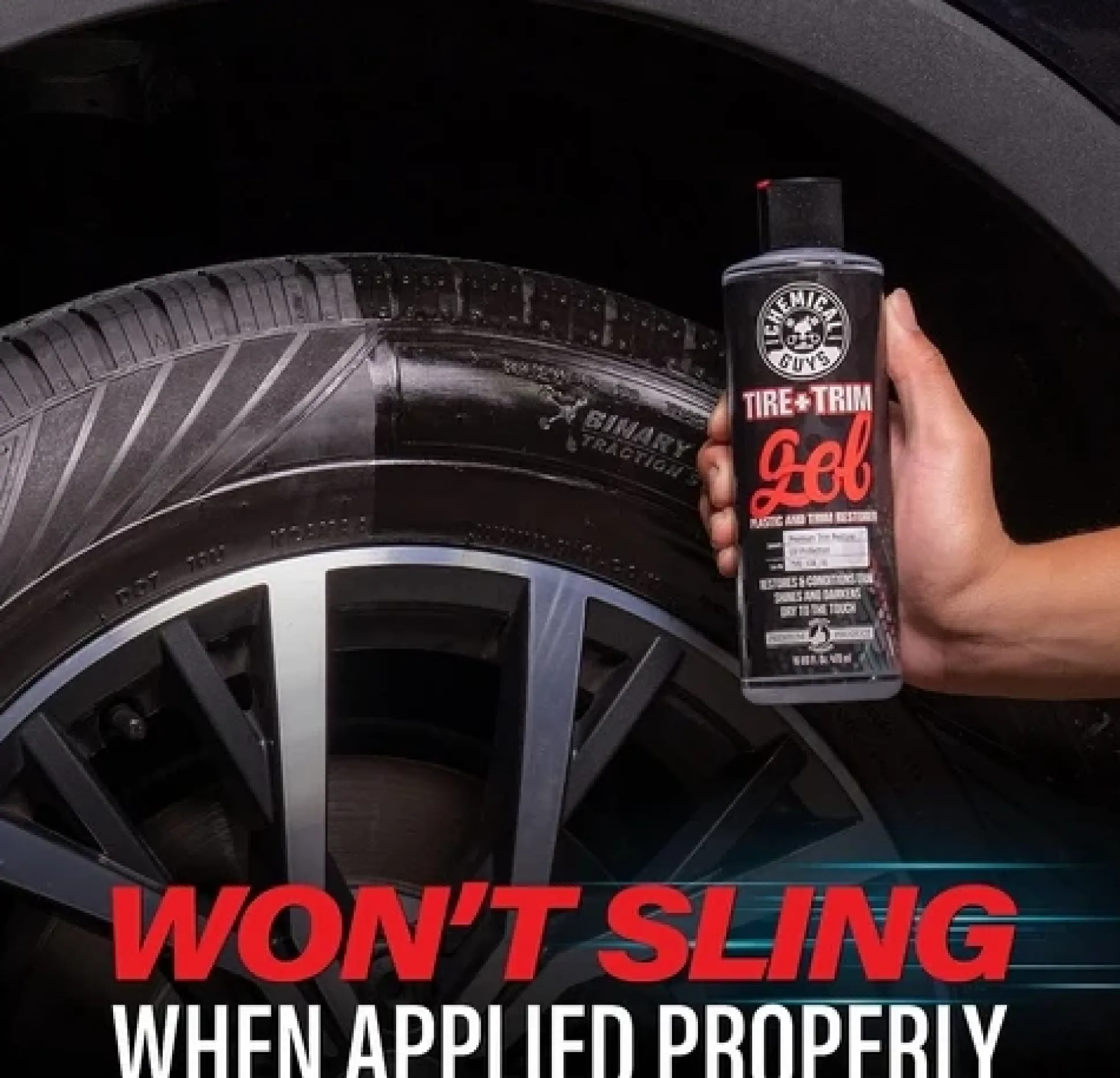 Tire+Trim Gel Plastic and Rubber High-Gloss Restorer and Protectant