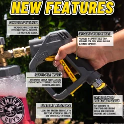 TORQ Snubby Pressure Washer Gun - Foam Cannon Attachment