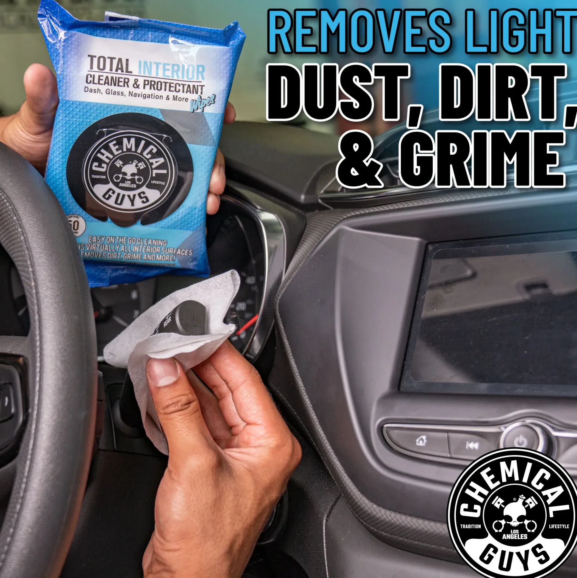 Total Interior Cleaner & Protectant Car Cleaning Wipes