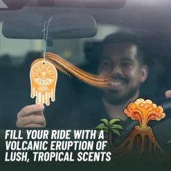 Tropical Eruption Hanging Air Freshener