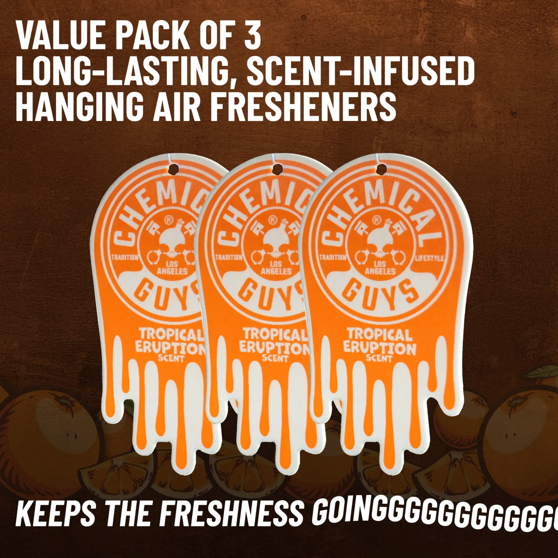 Tropical Eruption Hanging Air Freshener