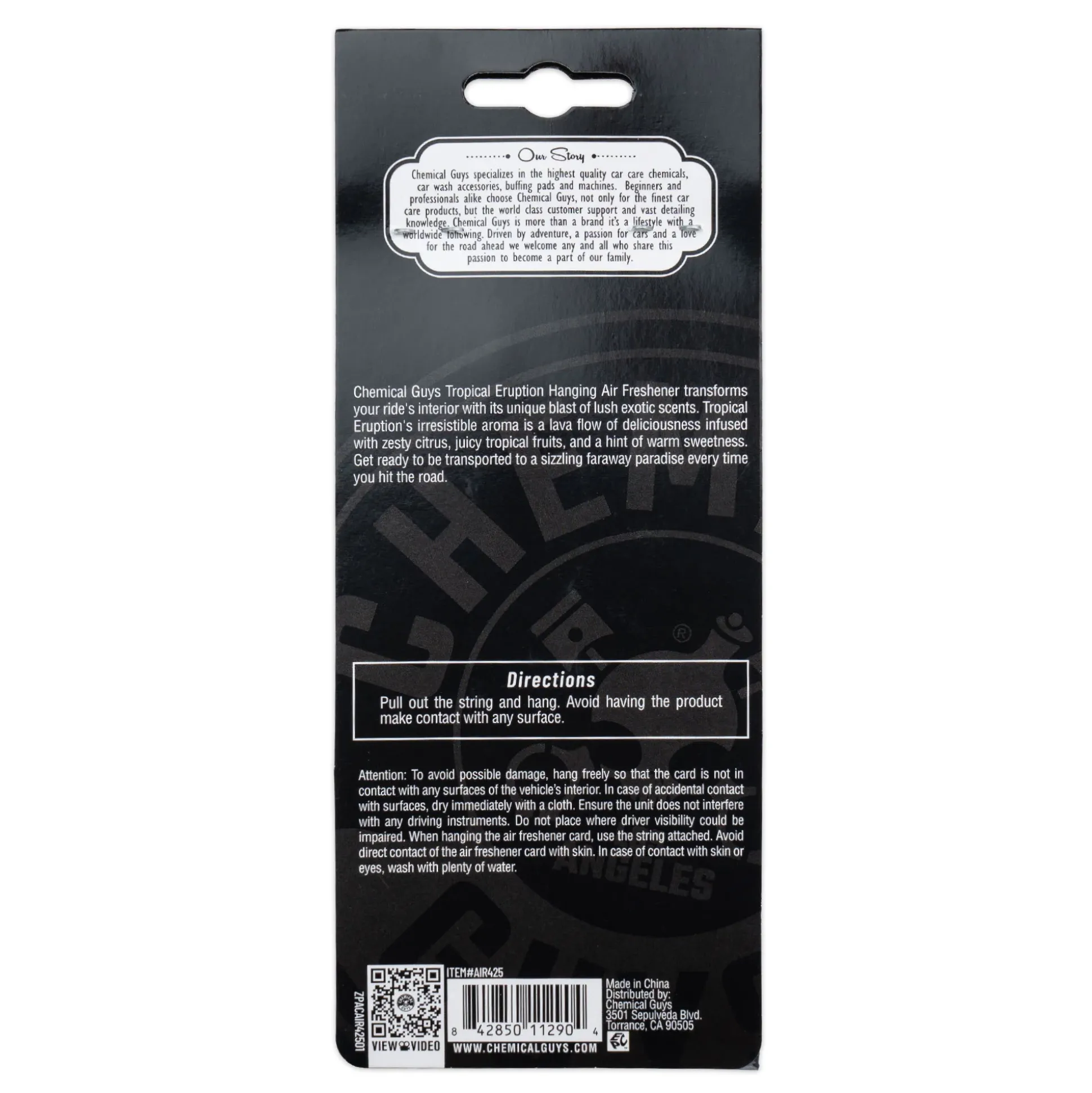Tropical Eruption Hanging Air Freshener