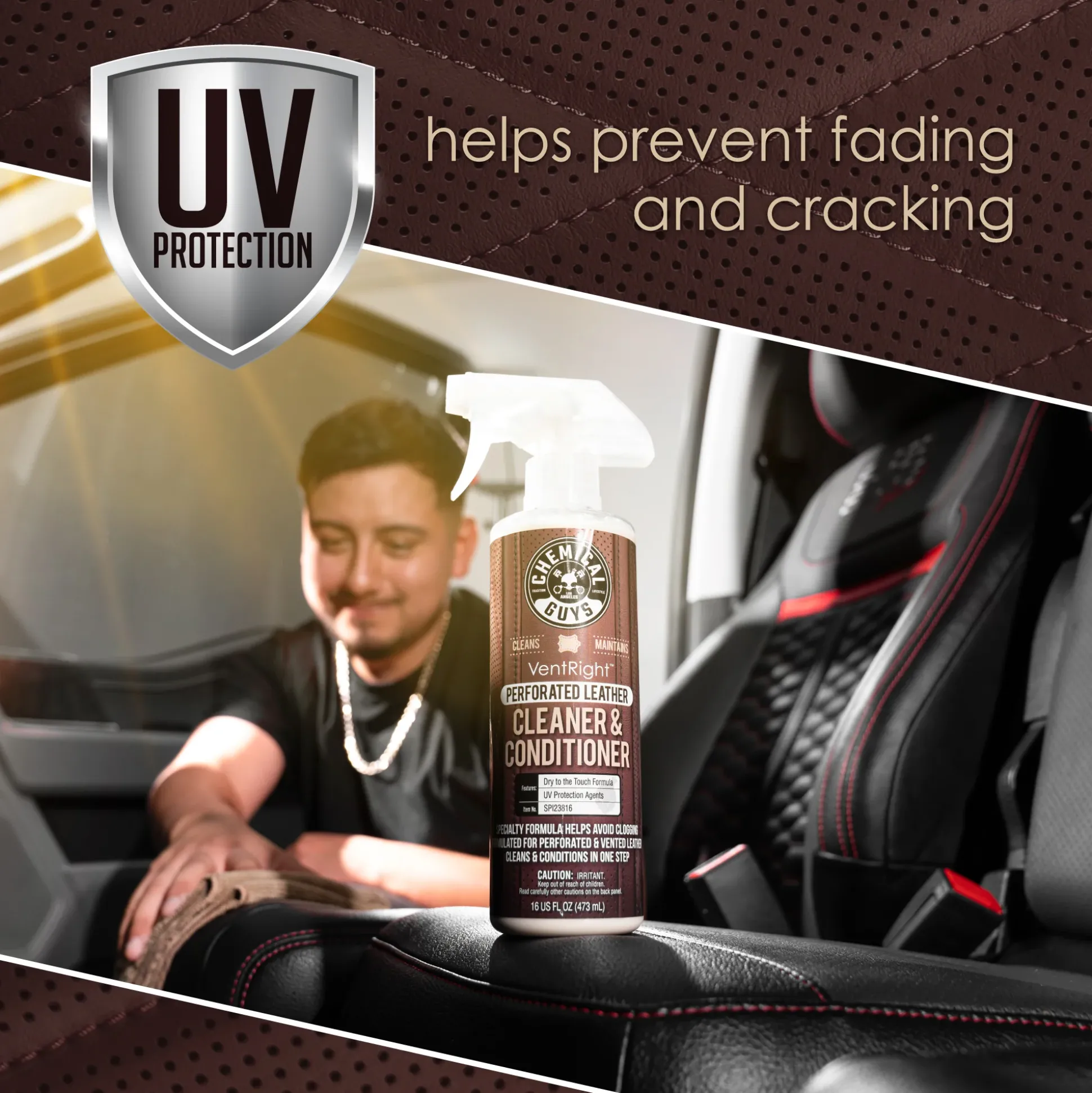 VentRight Perforated Leather Cleaner