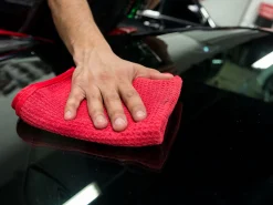 Waffle Weave Glass and Window Microfiber Towel