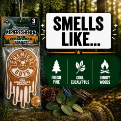 Wild Cedarwood Escape Hanging Air Freshener